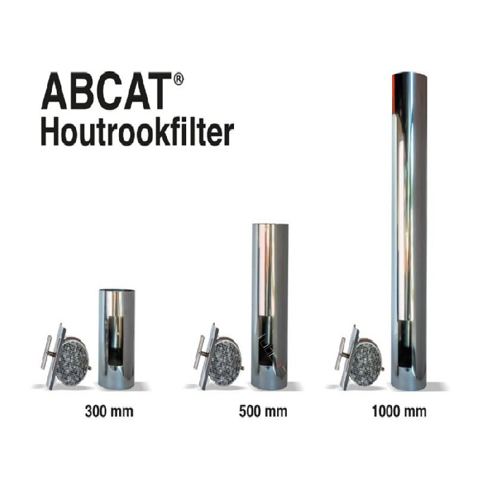 ABCAT Filter na dym z dreva Ø150 dĺžka 1000mm