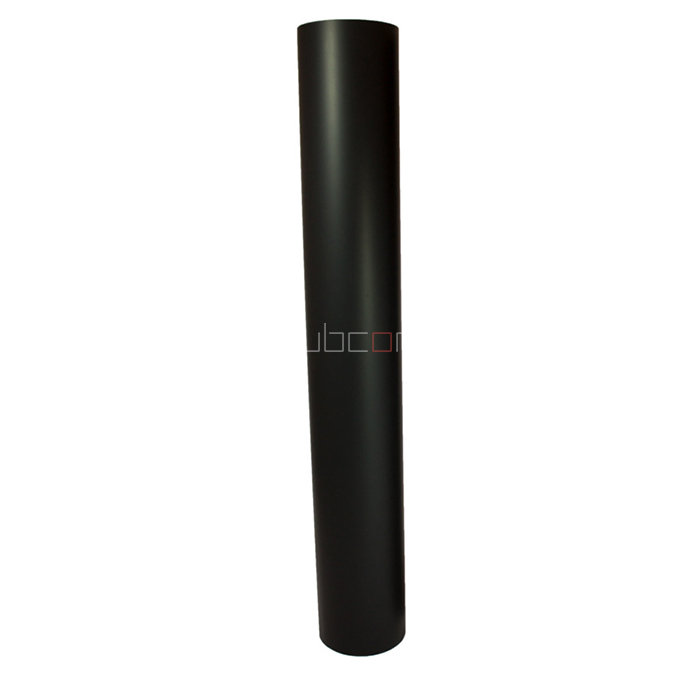 Jednoplášťová komínová rúra 0,6 mm / Ø200 mm dĺžka 1 m bez zúženia čierna