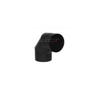 Jednoplášťové komínové koleno 90° 0,6 mm / Ø150mm čierne